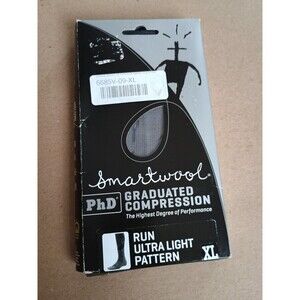 Smartwool Men's PhD Run Graduated Compression Ultra Light Socks Size xl